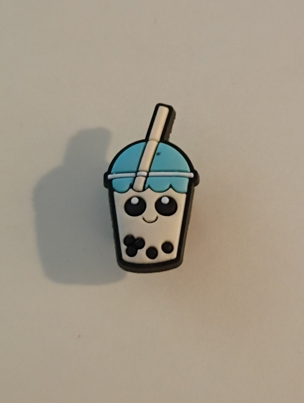 10 for $10 Jibbitz Croc Charm - Iced Boba Tea w/ Blue Lid & Smiley Face